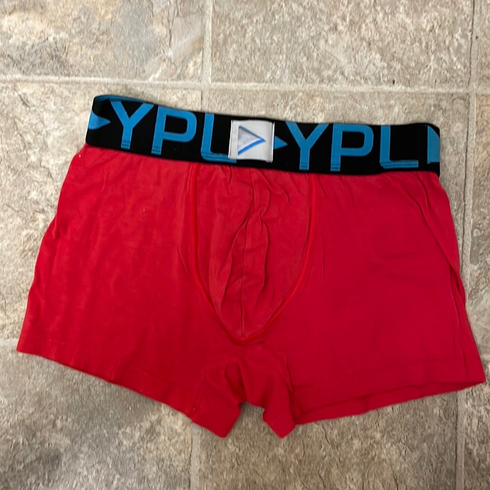 PLAY trunk boxer brief, size Small, pouch Red